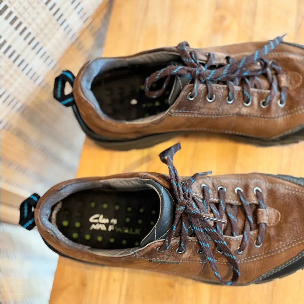 Clarks  WAVEWALK super comfortable arch support walking hiking loafers shoes - Image 7