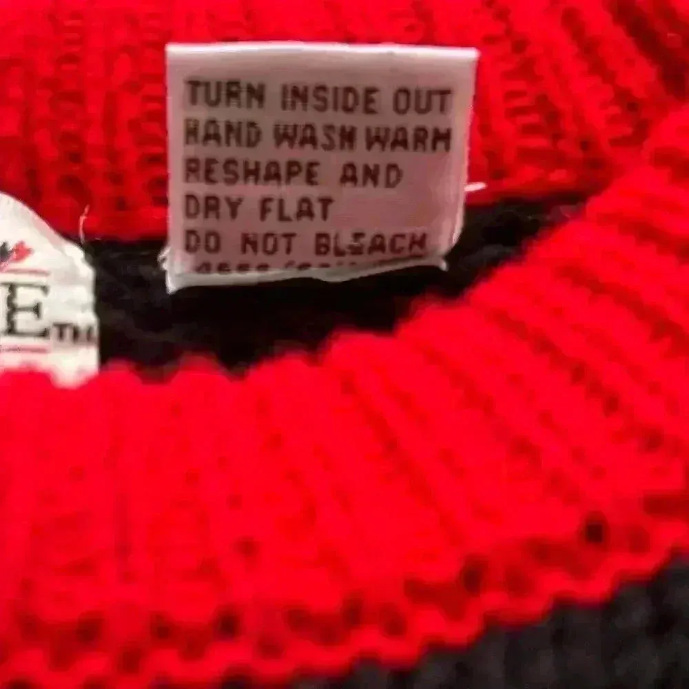 Vintage Adell Barre Holiday Christmas Tree Sweater Snowman Red Black Size M Size M - Image 4