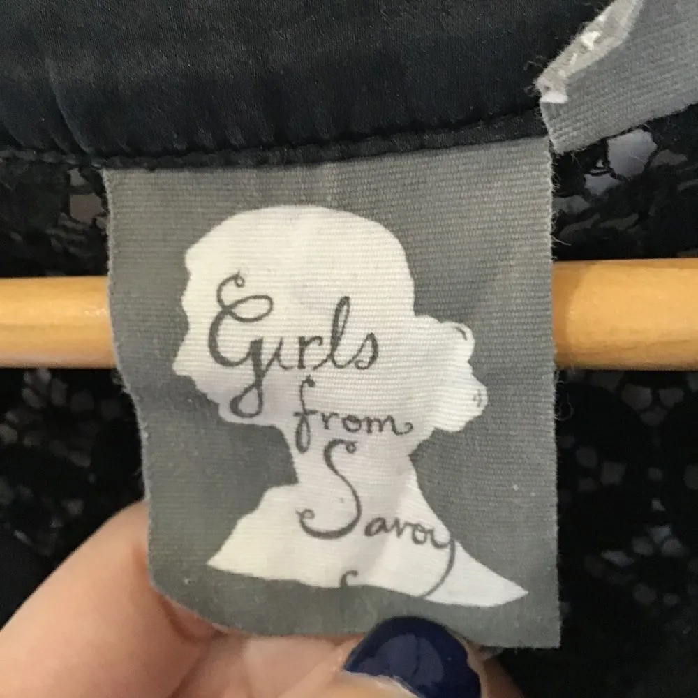 ANTHROPOLOGIE Blouse Sweetheart Neckline Black 2 - Image 2