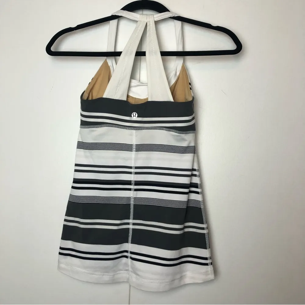 Lululemon Scoop Me Up Tank II in Groovy Stripe Nimbus and Black - Image 6