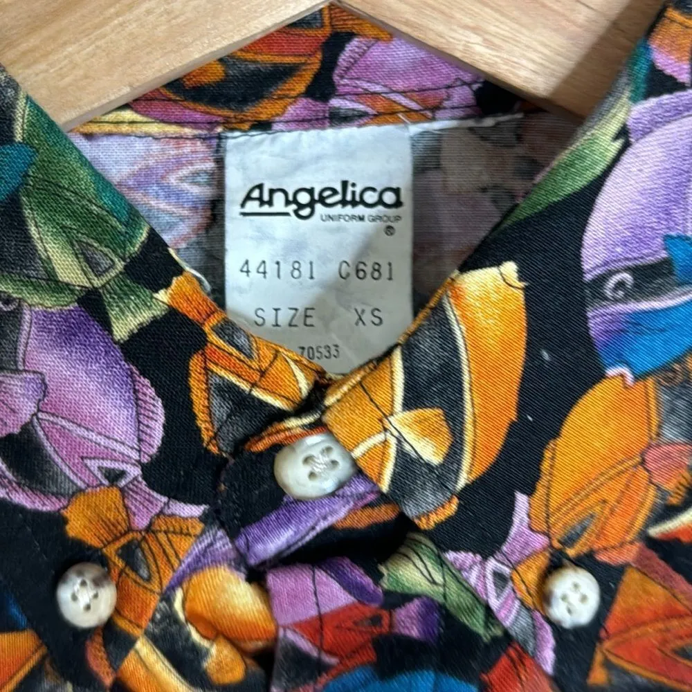 Vtg Angelica button down fish and old Florida design resortwear shirt size M Size M - Image 10
