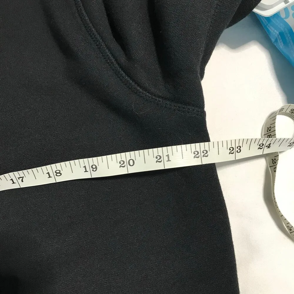 Athleta medium Solstice Reversible Sherpa Hooded Sweatshirt Black 511866. - Image 3