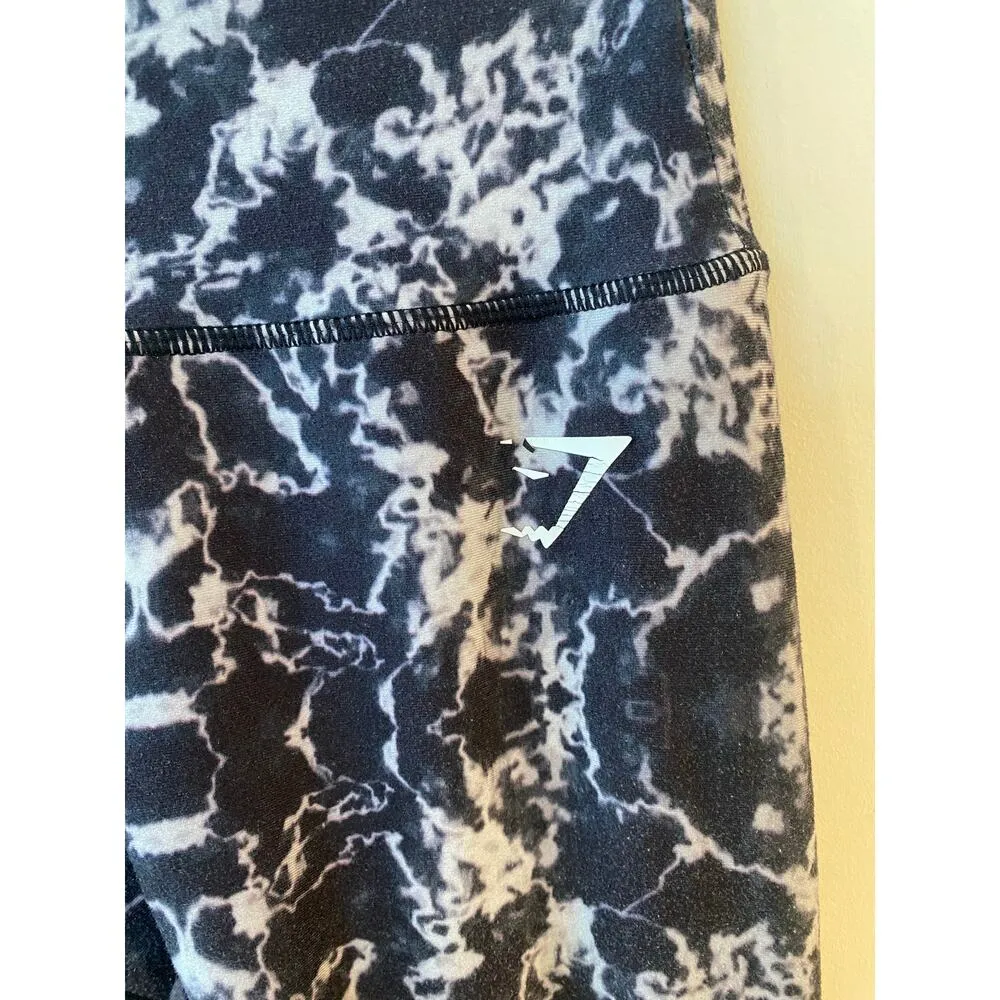 Kaleidoscope Marble Tie Dye Oil Slick Leggings, Size Small - Image 4
