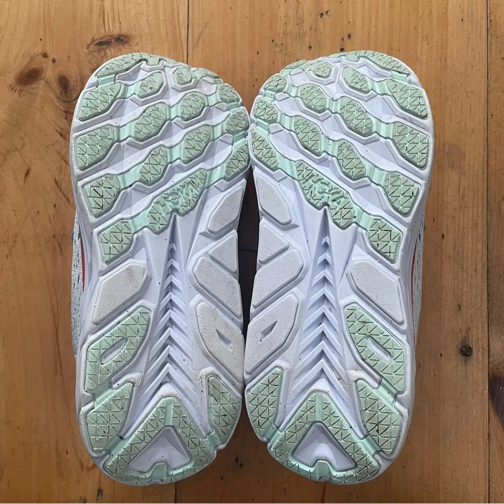 Hoka One One Clifton 8 Running Shoes, Blue Fog, Women's 7.5 B - Image 3