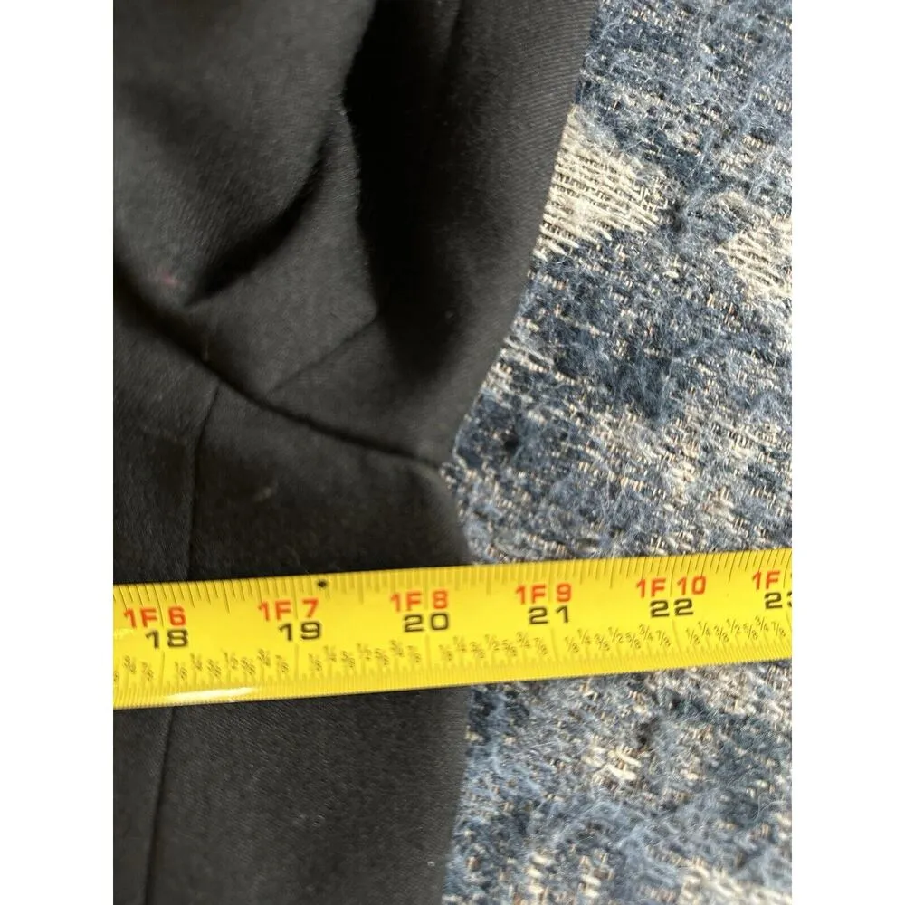 Vintage Sag Harbor Blazer Black Wool Size 12 Preppy Y2K 90’s Academic Work Geek - Image 4