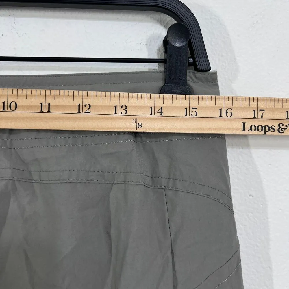 MOUNTAIN‎ HARDWEAR  Ramesa Pant Womens 8 Gray Nylon Hiking & Climbing SPF 50 - Image 10