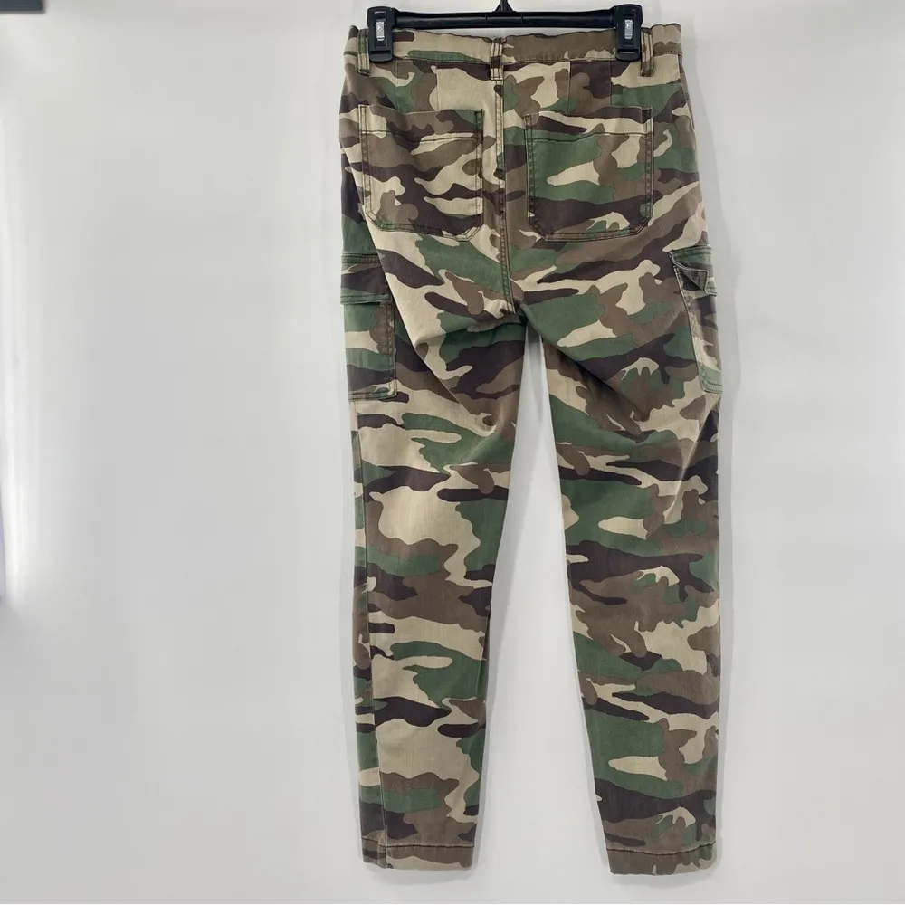 J. Crew Camo Cargo Toothpick Army Military Print High Rise Pant 28 Small G7464 - Image 3