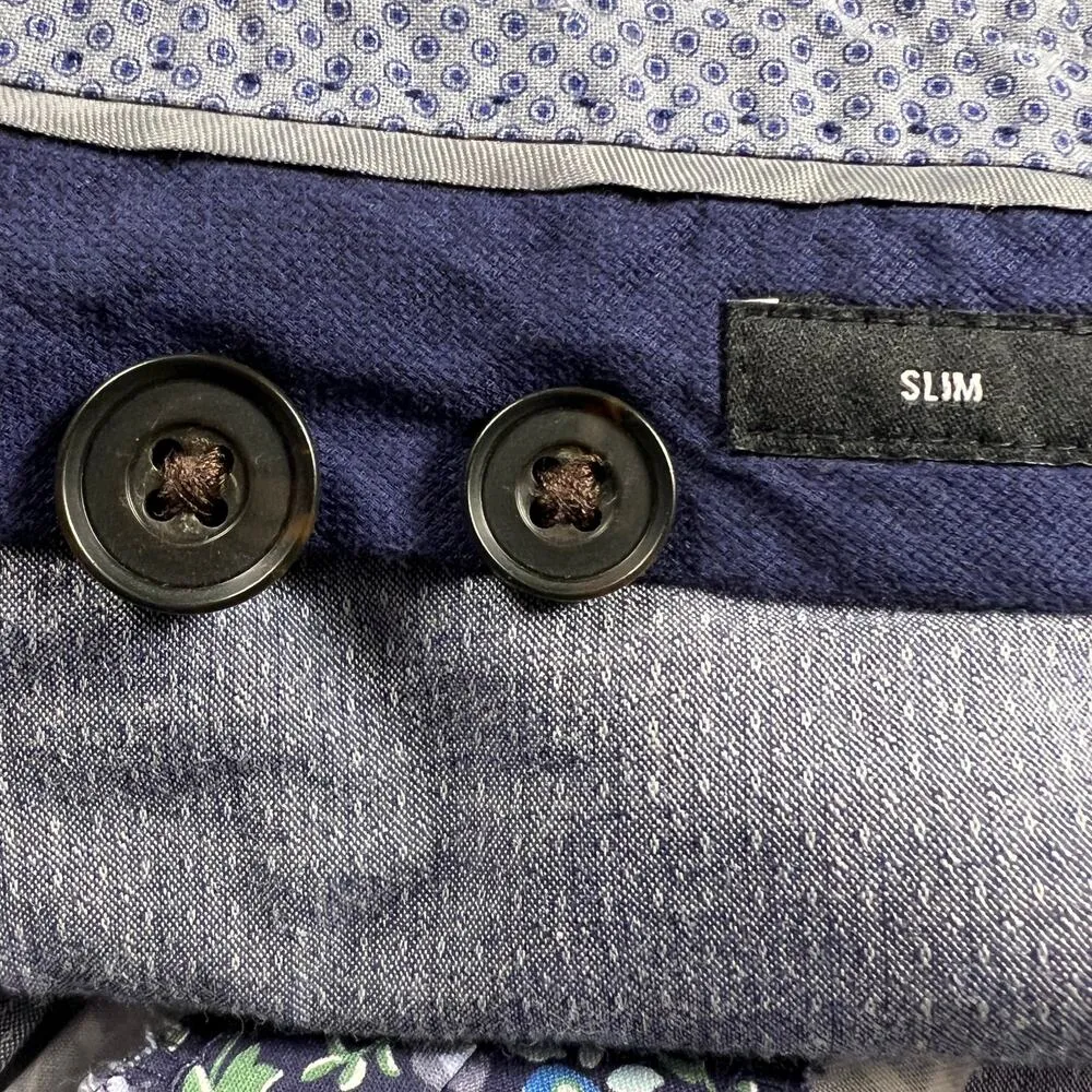 Bonobos Women’s Navy Blue Floral Slim Chino Pants Size 35 Waist, Inseam 30” - Image 11