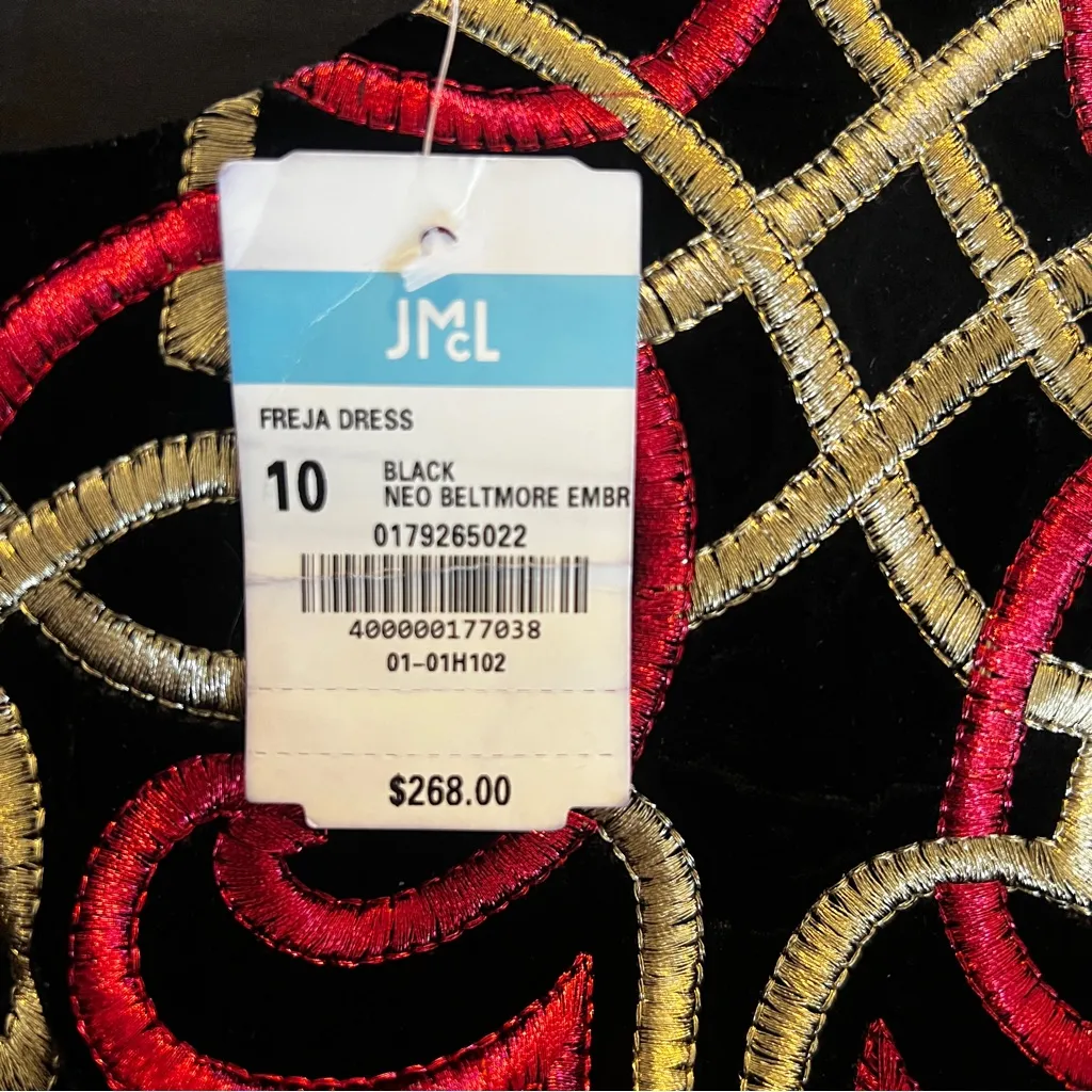 NWT J.McLaughlin Neo Beltmore Embroidered Shift Dress Women’s Size 10 - Image 7