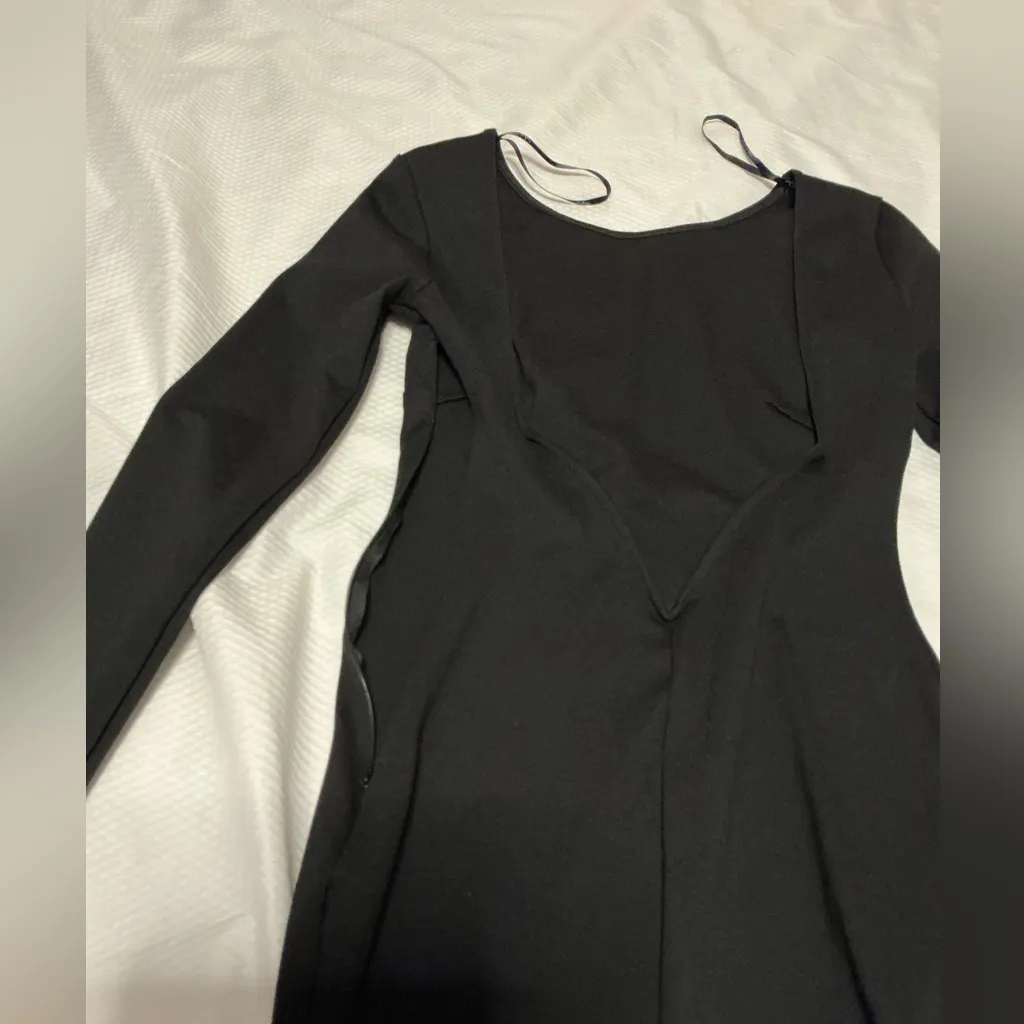 Lulu's Classic Black Long Sleeve Dress - Image 7