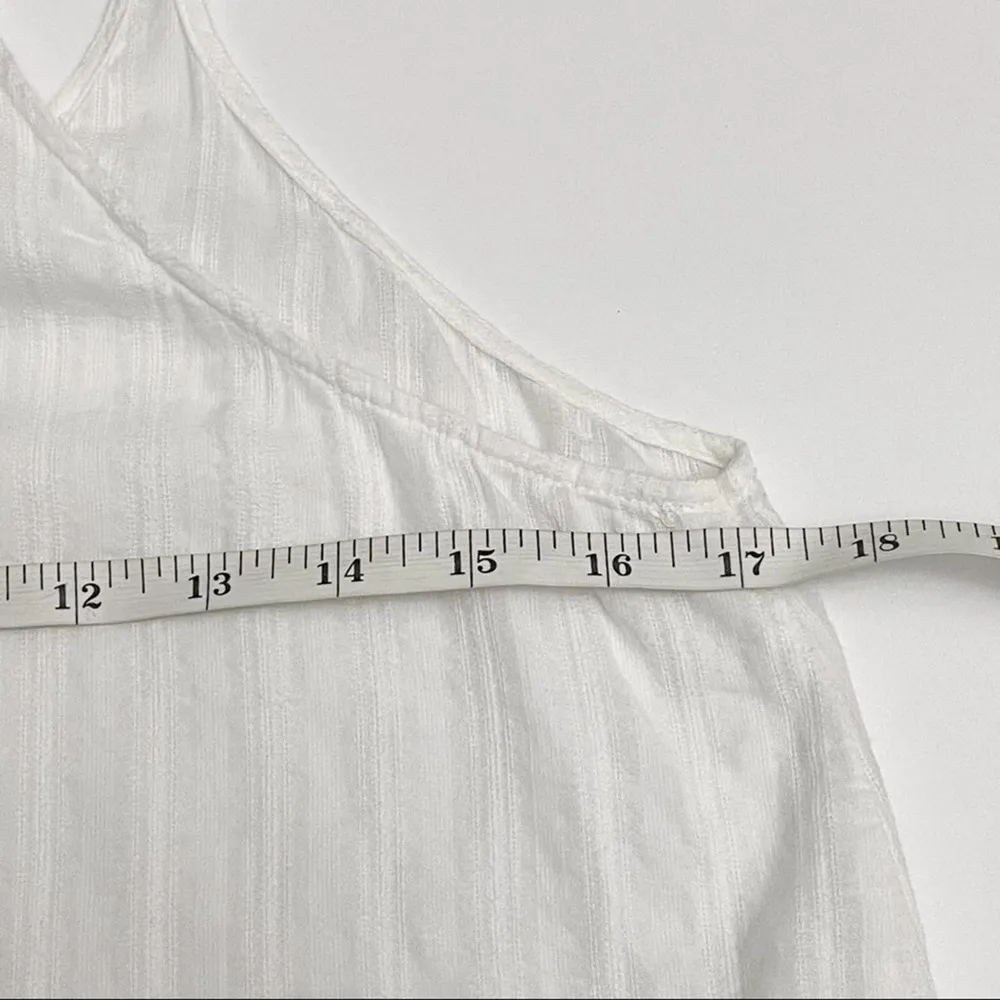 Lou & Grey White Tassel Tank Top Boho S - Image 10