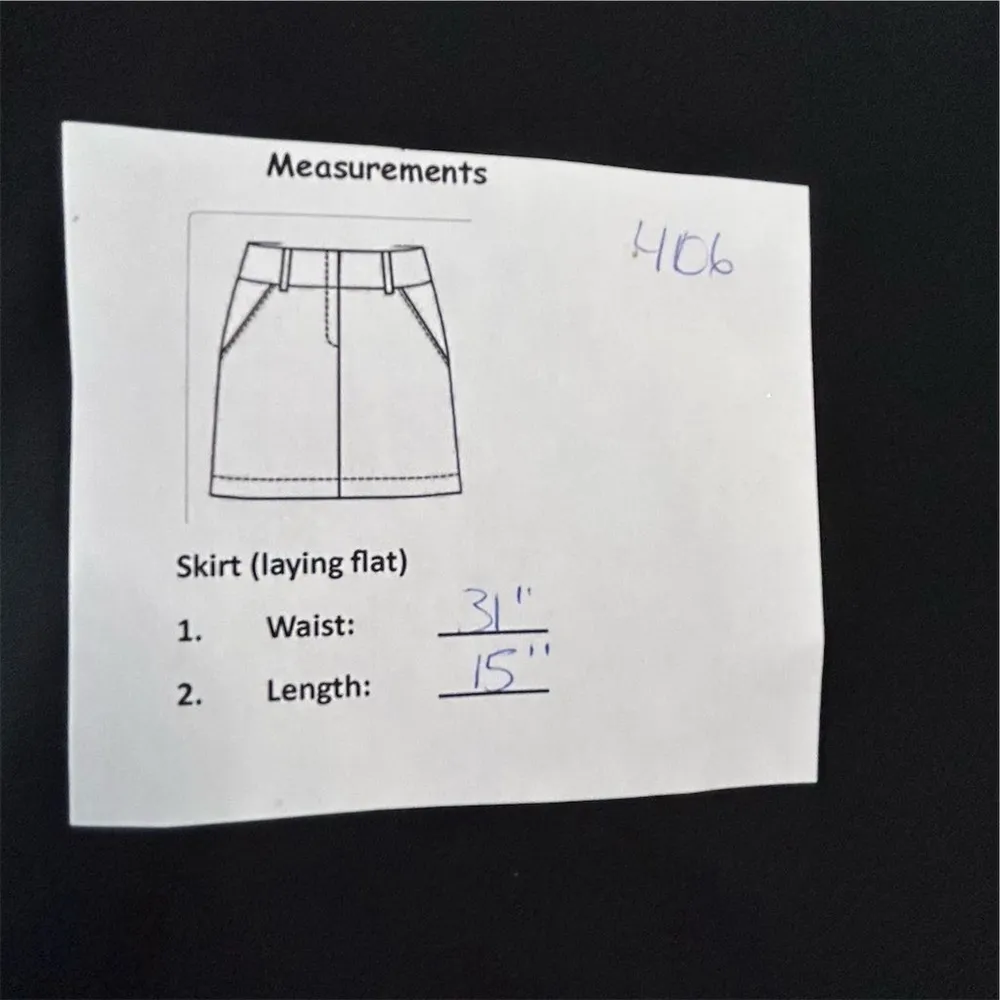 PGA Tour Women's Black Skort Size 8 with Pockets Casual Short Skirt- flawed - Image 11