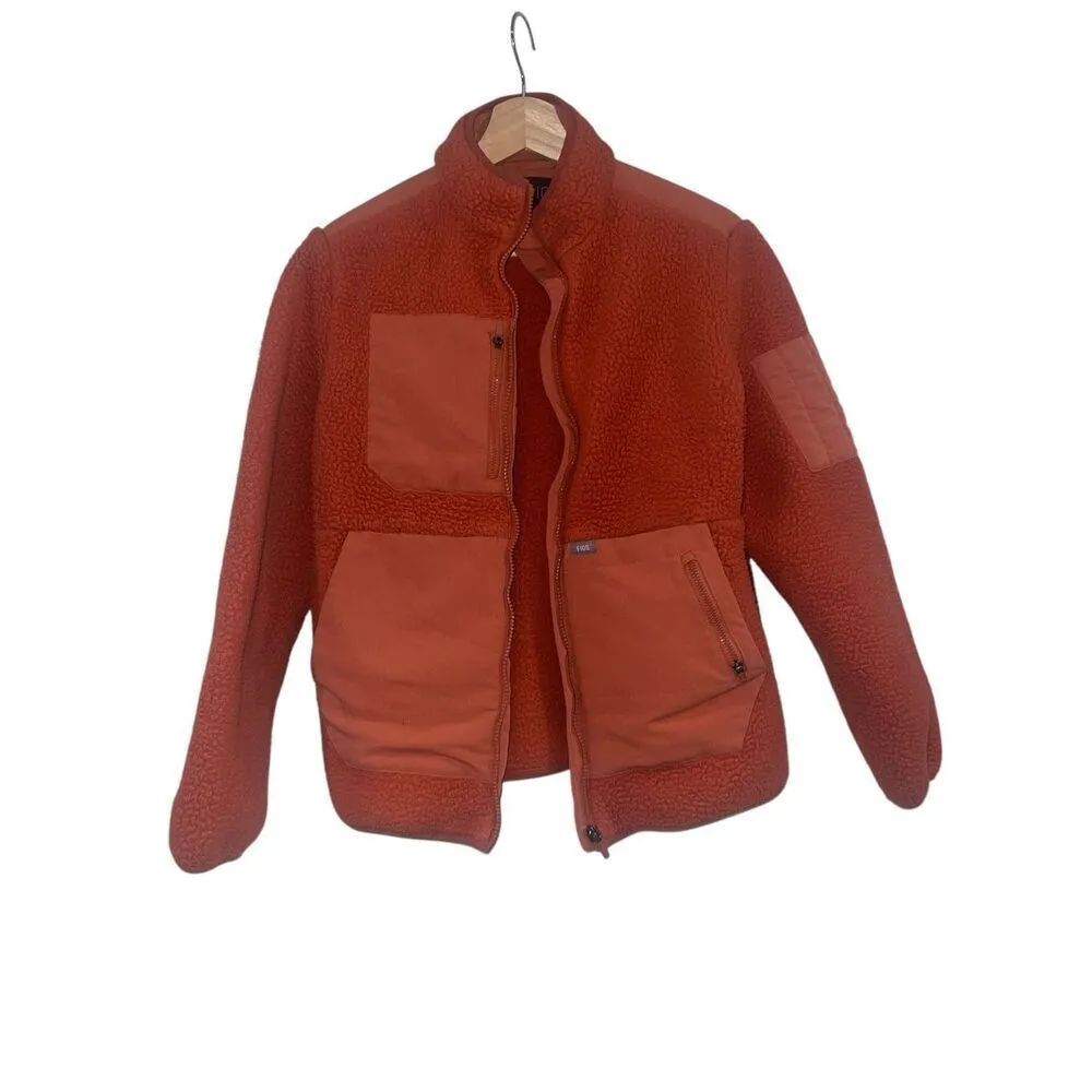 FIGS ✨ Terracotta Sherpa Sz Small Coral Jacket✨ - Image 4