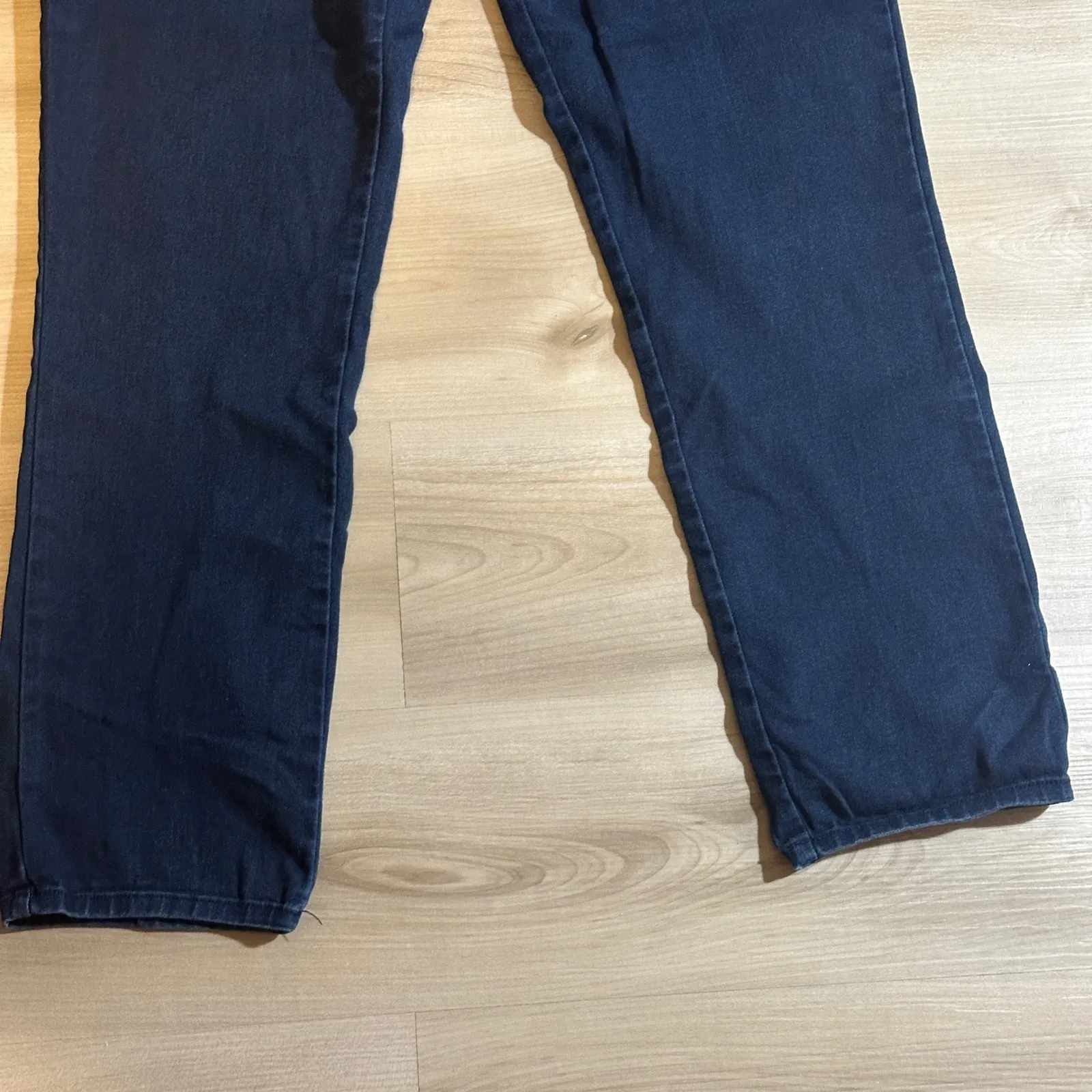 NYDJ Womens Jeans Size 10 Straight Leg Dark Wash Lift Tuck Technology Stretch - Image 4