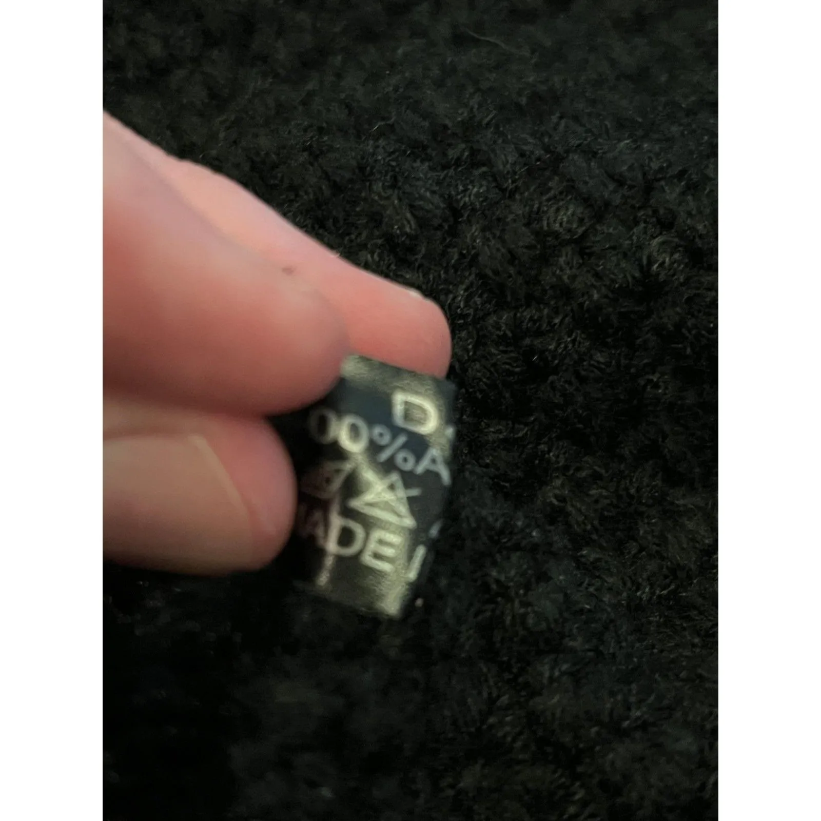 Infinity Scarf Womens One Size Black Faux Fur Knit Reversible Soft Warm Winter - Image 6