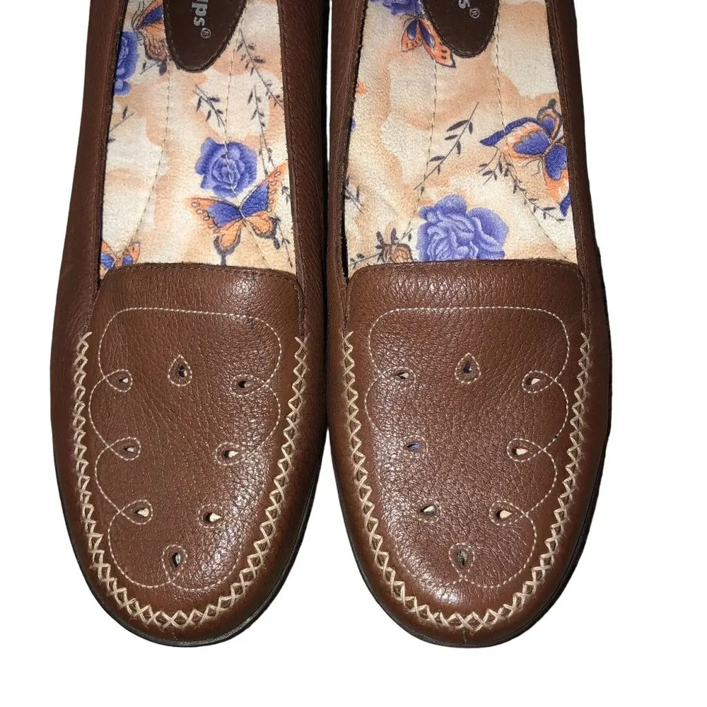 Bare Traps Patti Leather Shoes Womens 10M Used Brown Tan - Image 7