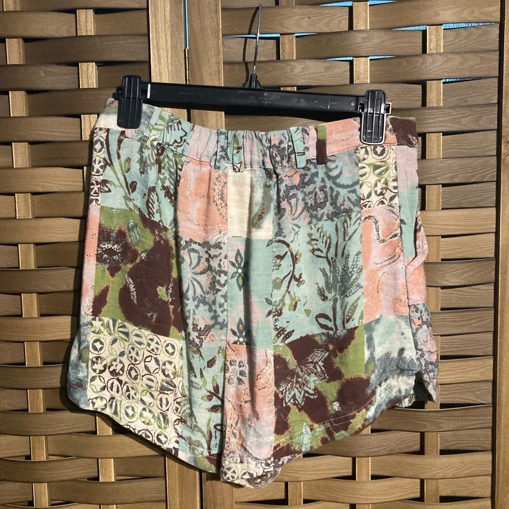 Free People Patterned Shorts - Image 3