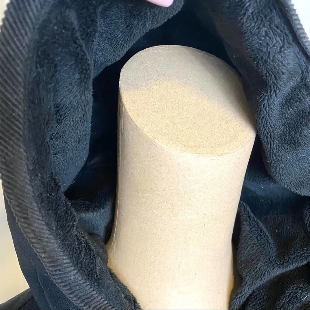 ESprit Black Hooded Zip Up Winter Jacket/ Coat - Image 4