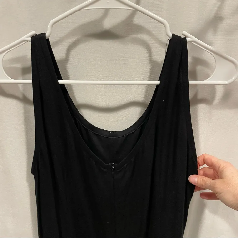 Adorable Y2K Bali batik black ruffle sleeveless dress and beaded jacket set 2pc Blue Size M - Image 11