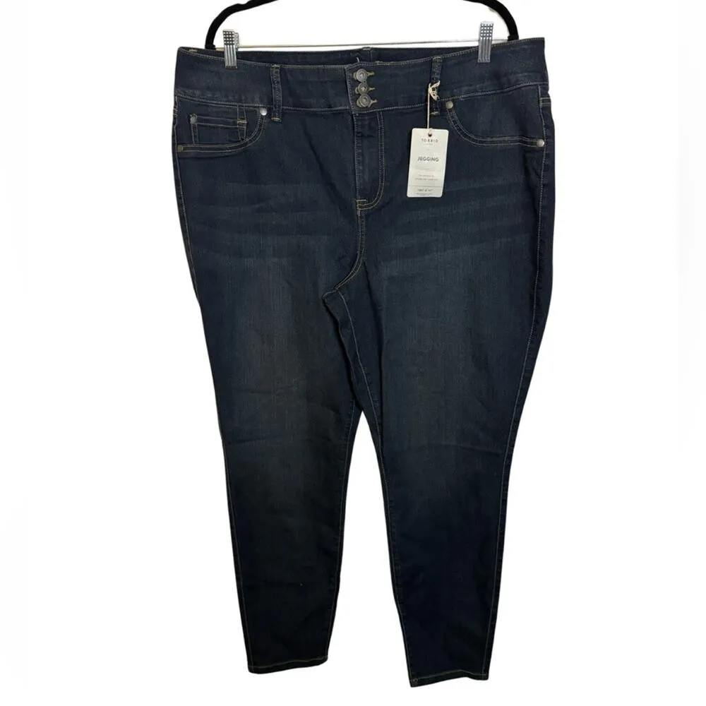 torrid Jegging Skinny Super Soft High-Rise Jean - Night Shade Size 22R - Image 2