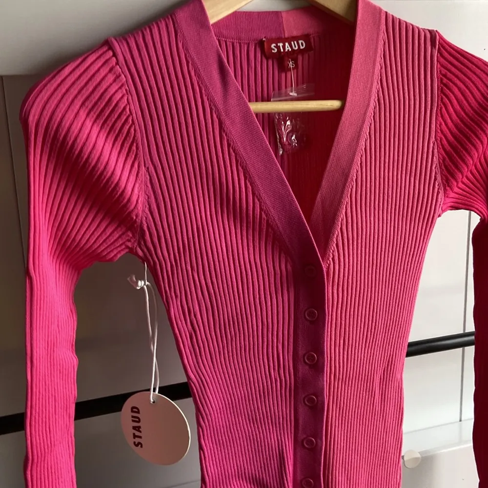 STAUD cardigan knit dress. Xs - Image 6