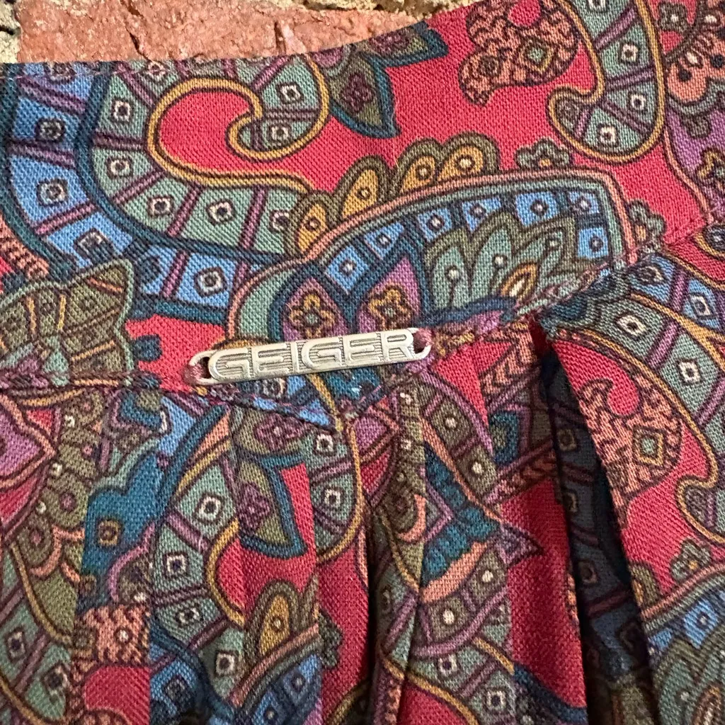 🍂 dark academia skirt 🍂 Blue Size 8 - Image 2