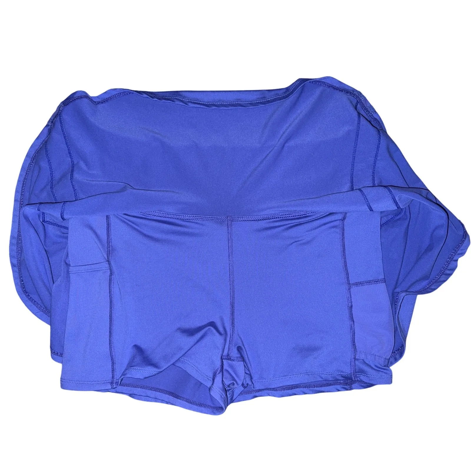 FP Movement Pleats and Thank You Skort Large Moroccan Blue‎ Tennis EUC Blue - Image 9