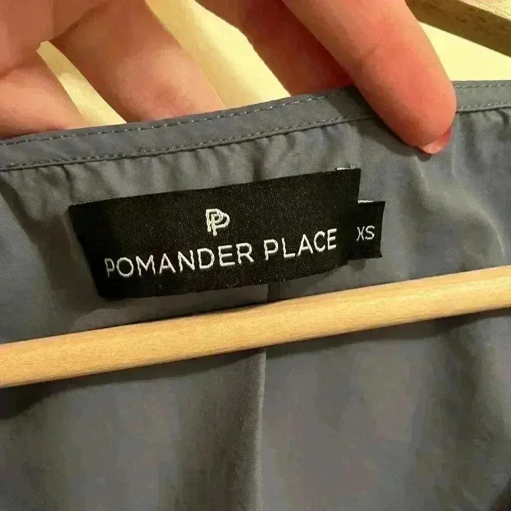 NWOT Tuckernuck Pomander Place Lizzie Puff Sleeve Mini Dress Blue Size XS - Image 8