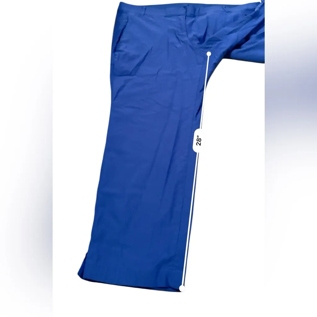 Lane‎ Bryant Blue High Rise Straight Leg Dress Pants Sz 24 - Image 9