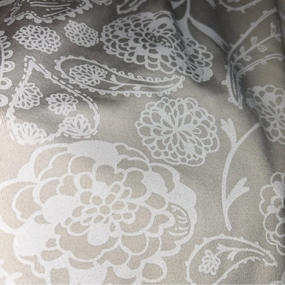 Lilly Pulitzer Y2K White Floral Skort with Pink and Blue Stripes USA Sz M-EUC - Image 2