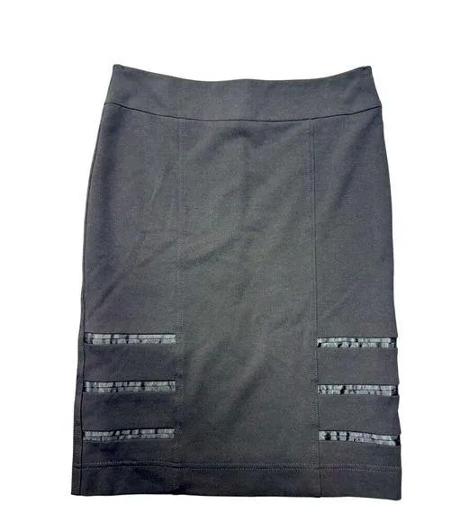 Rodika Zanian EU 36 US 6 / 8 Black Classic Formal Mini Pencil Skirt Professional - Image 1