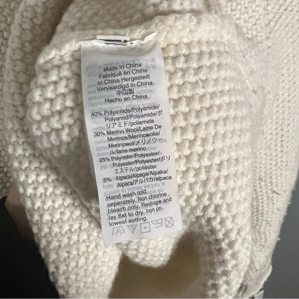 Madewell cream turtleneck knit sweater - Image 6