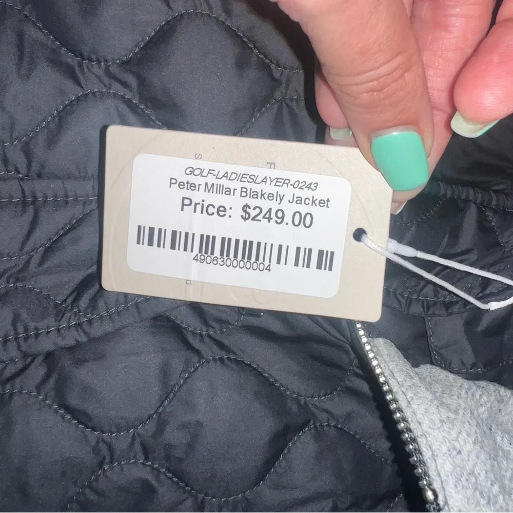 NWT Peter Millar Blakely Jacket ladies’ quilted travel jacket in black size XS - Image 5