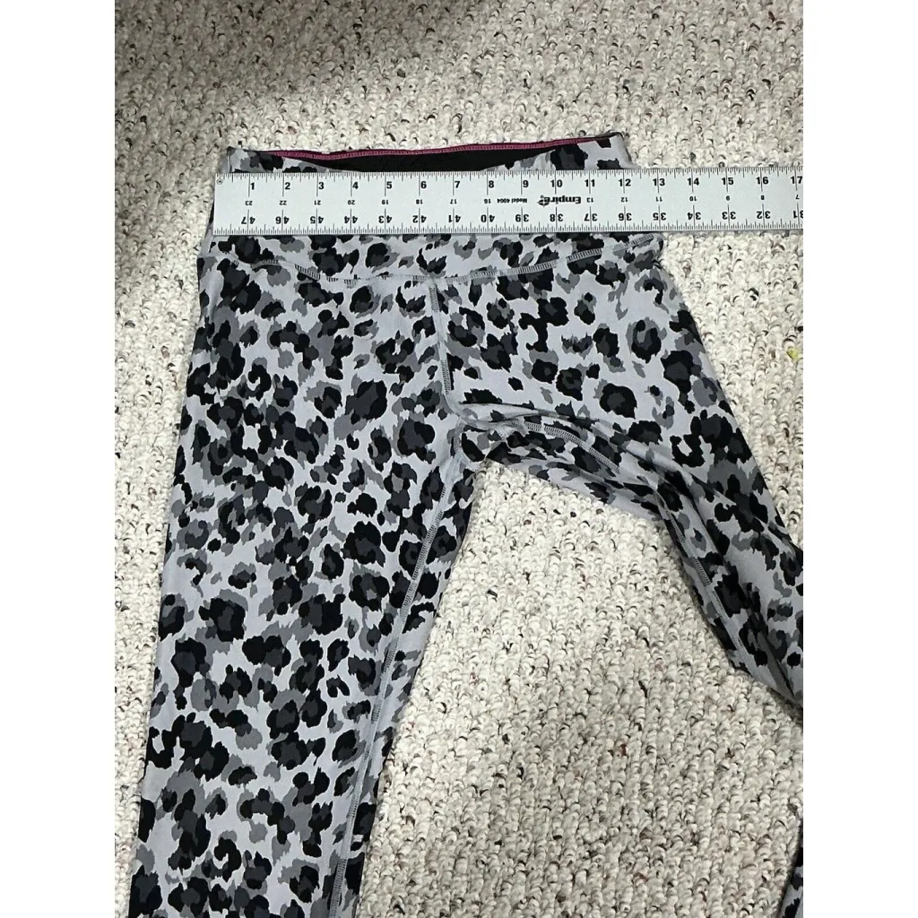 Woman’s Calvin Klein Performance High Waist Leopard Print Active Joggers S-p - Image 5