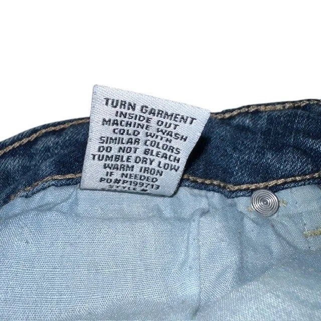 Almost Famous Denim Shorts Distressed Ripped‎ Blue Jean Casual Size 9 - Image 15