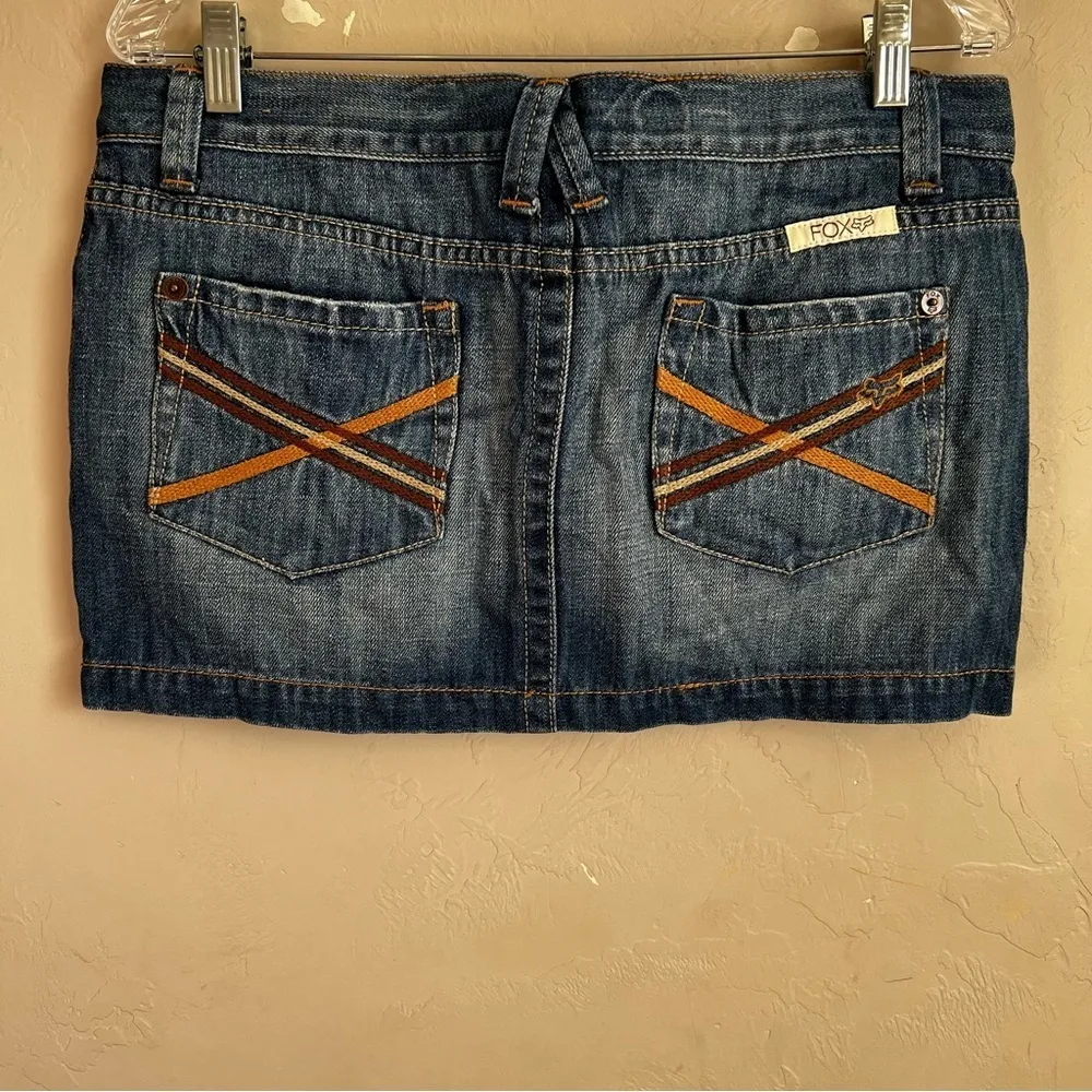 Fox Racing Denim Micro Mini Skirt - Image 8