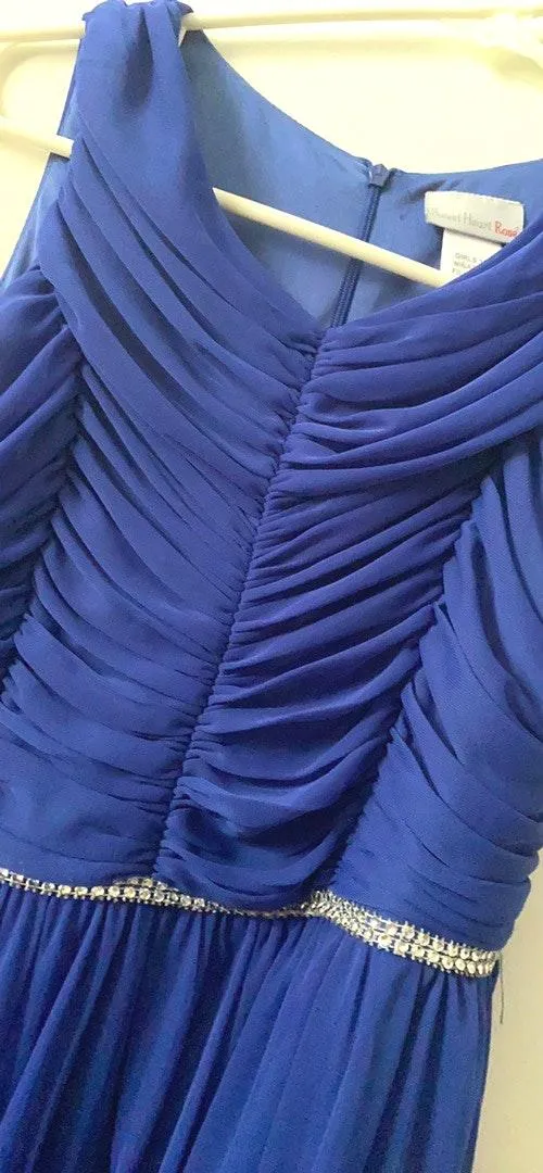 Dark Blue Homecoming Dress Size 16 - Image 5