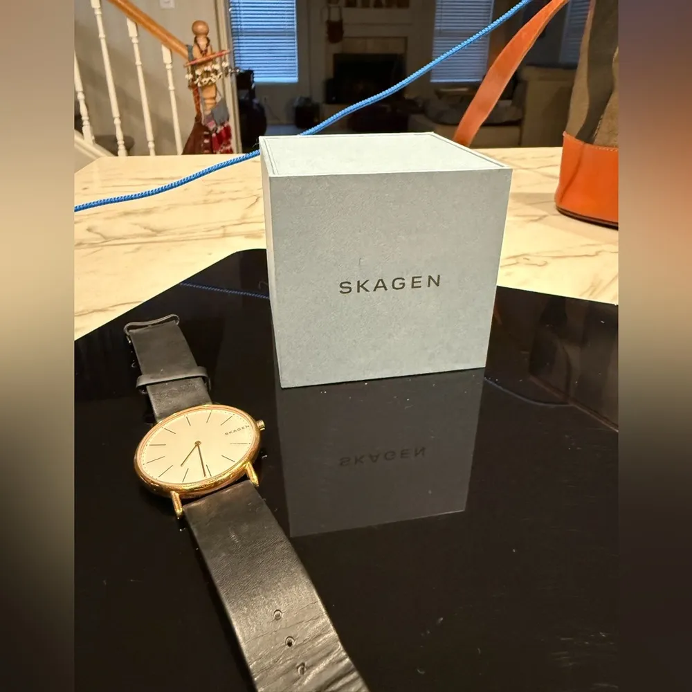 Skagen Signatur SKW6430, Black and Gold with White Face - Image 8