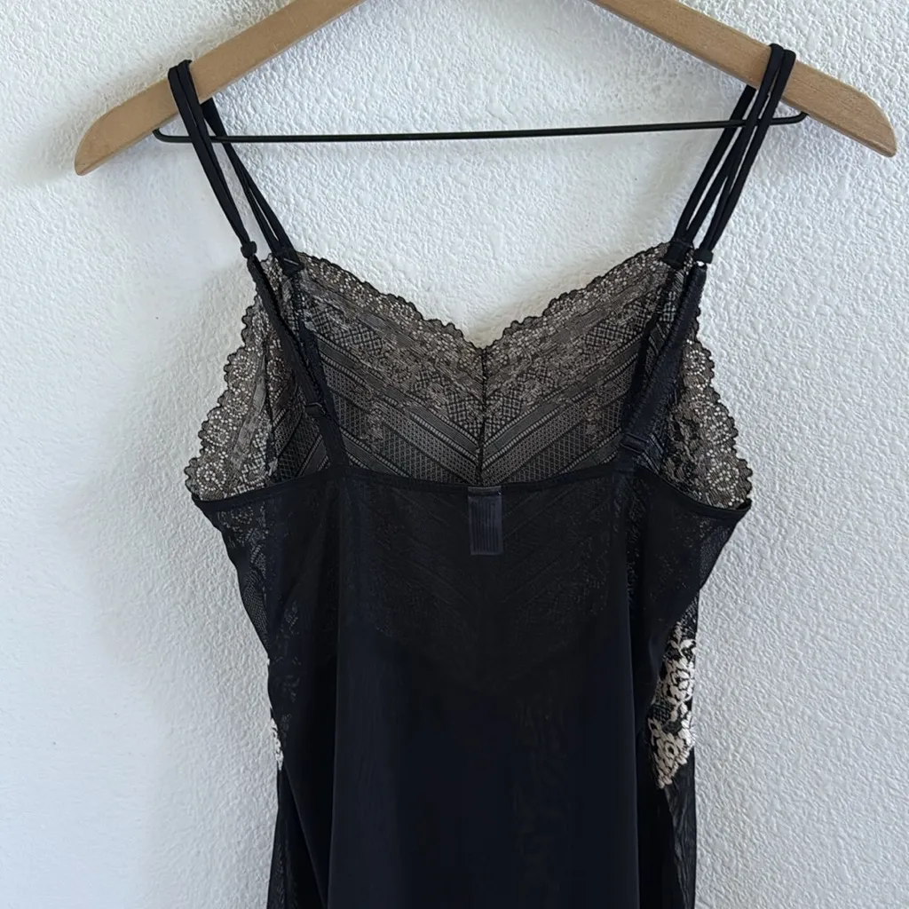 Wacoal Embrace Lace Sheer Chemise Lingerie Nightgown 814191 Large - Image 6