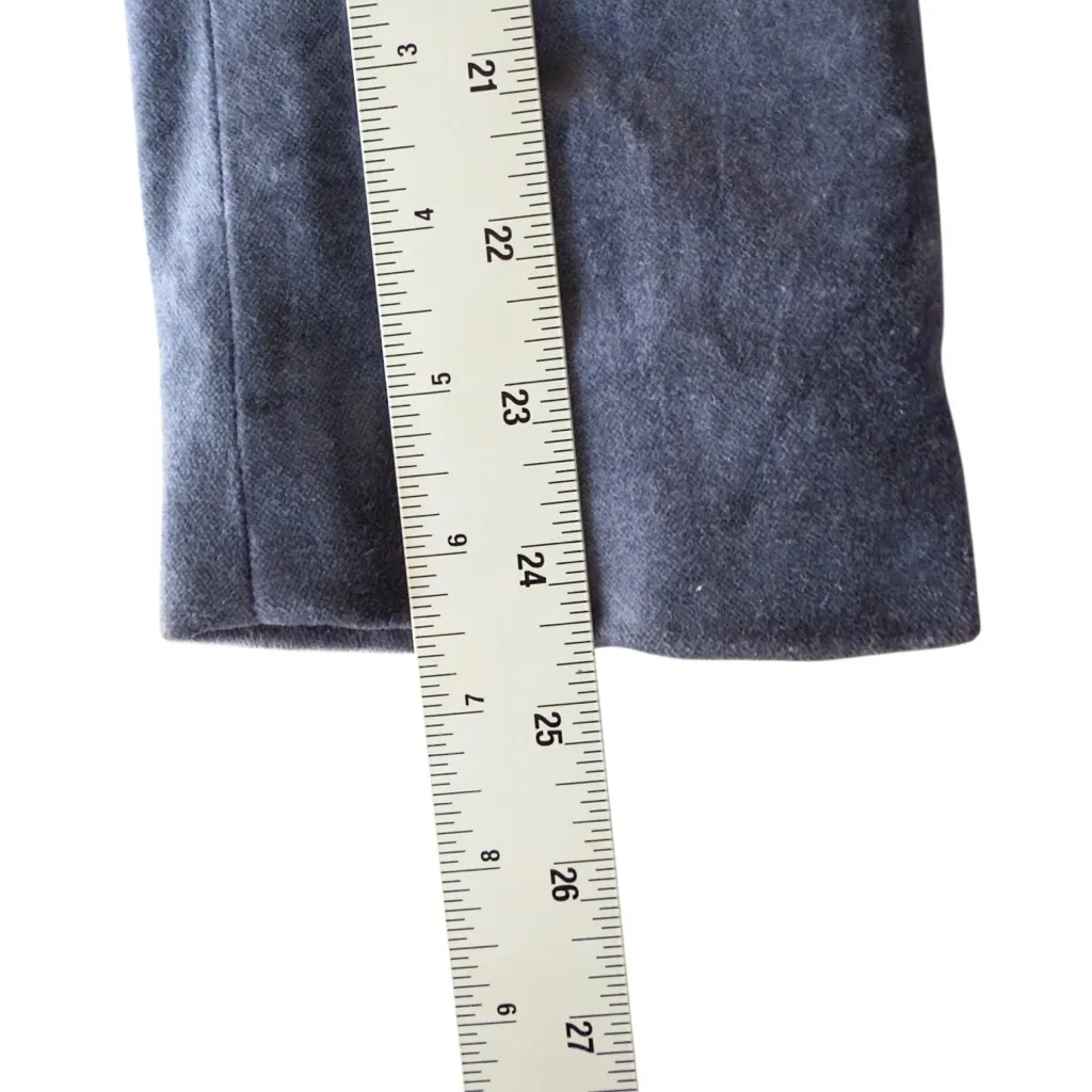 Elie Tahari Classic Blue Velvet Blazer Single Snap Closure, Women’s Size 10 - Image 12