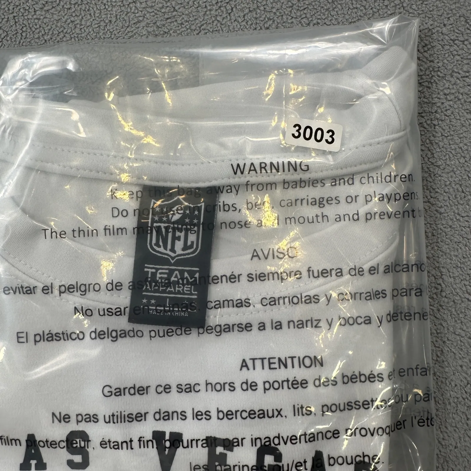 Las Vegas Raiders Cropped T Shirt L Womens White NFL Team Apparel Oakland Crop T - Image 9