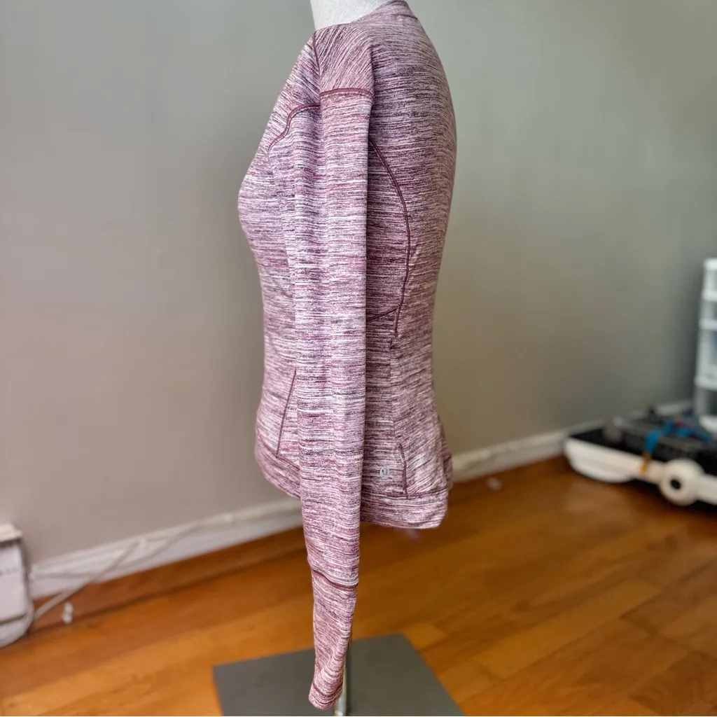 Lululemon Close to Crossing Long Sleeve *Rulu Pink XS Activewear Athleisure EUC - Image 4