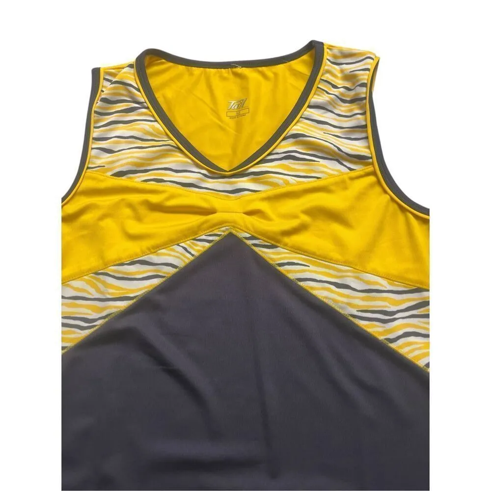 Tail active wear dress yellow & gray sz medium Gold - Image 3