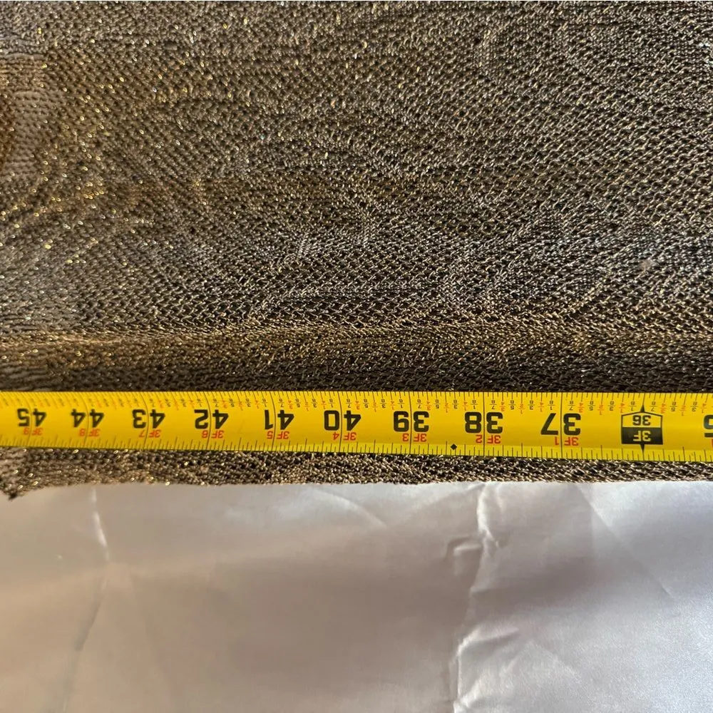 Gunne Sax Gold Backless Dress - Image 11