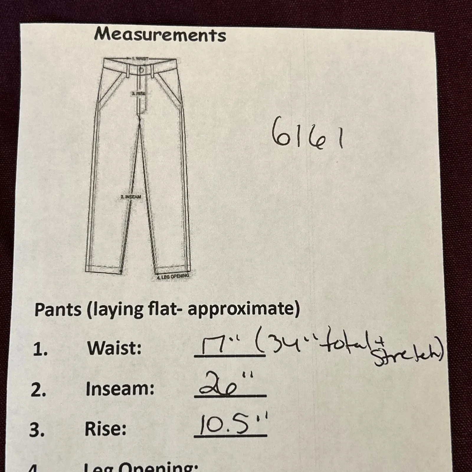 J. Jill Linen Stretch Cropped Pants Burgundy Size L - Image 5