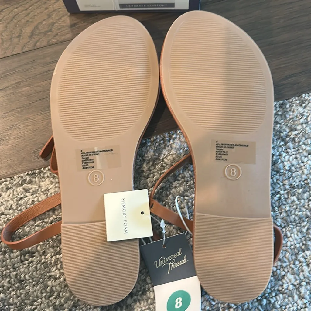 NIB Universal Thread Mildred Flat Ornament Sandals Sz 8 - Image 8