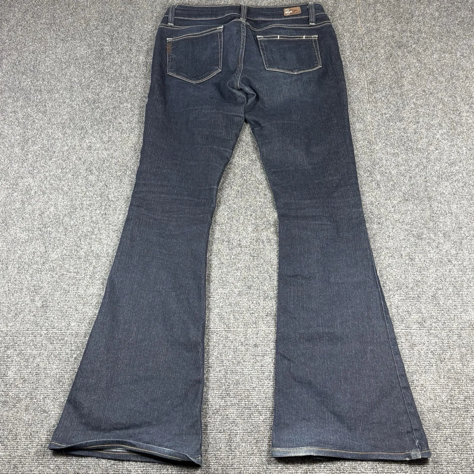 Paige Jeans Women's Size‎ 27 Bootcut Flared Canyon Boot Dark Wash (30x34) - Image 2