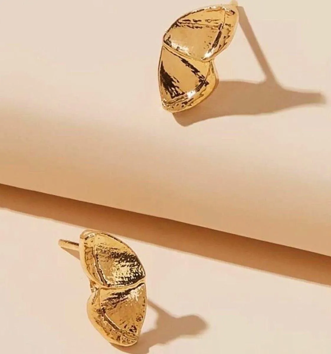 Boutique 1 Pair Half Butterfly Stud Earrings  - Image 2