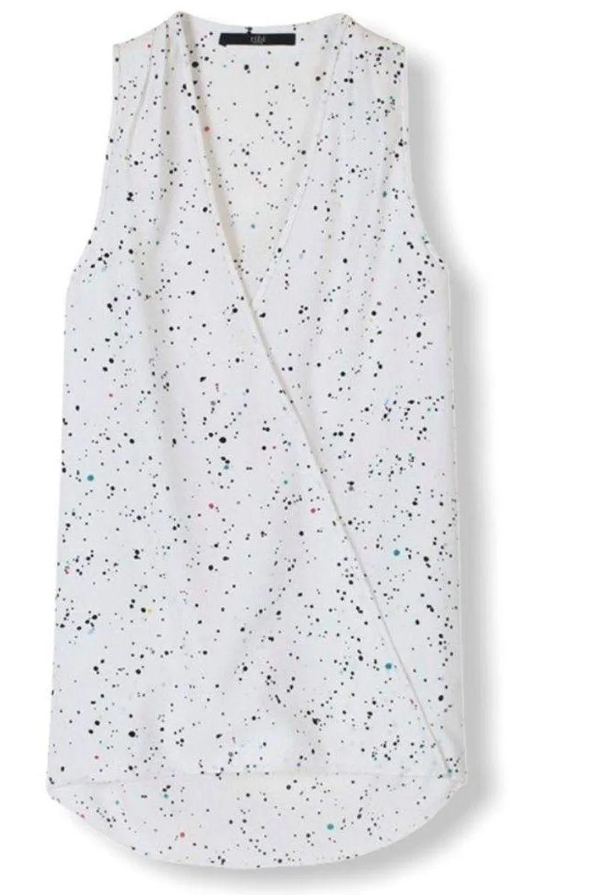 Tibi Splatter dot halter top - Image 2