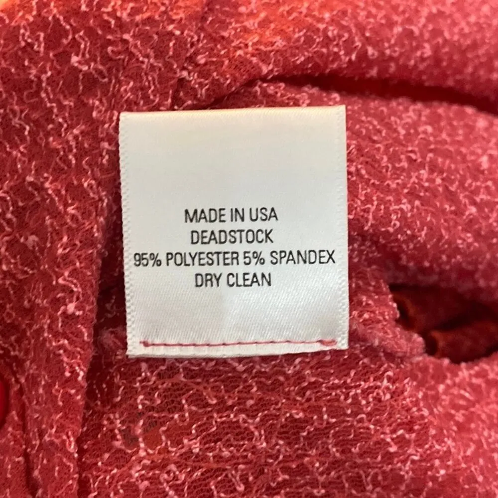 Collina Strada Ruffled Bodysuit with Side Cutouts Hot Pink NWOT womens S - Image 8